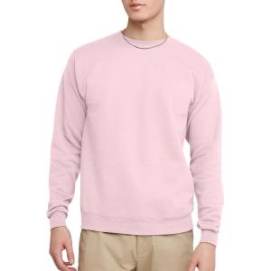 Hanes Men’s EcoSmart Sweatshirt (2 Pack)(Pale Pink – 1 Pack)