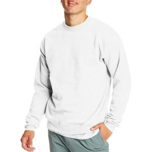 Hanes Men’s EcoSmart Sweatshirt (2 Pack)(White – 1 Pack)