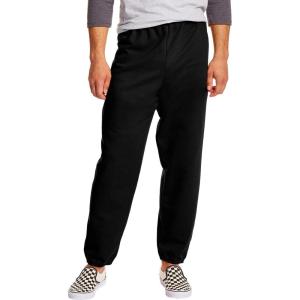 Hanes Men’s Ecosmart Best Sweatpants, Athletic Lounge Pants with C”ed Cuffs(Black – 1 Pack)