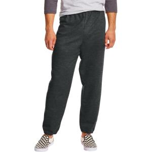 Hanes Men’s Ecosmart Best Sweatpants, Athletic Lounge Pants with C”ed Cuffs(Charcoal Heather – 1 Pack)