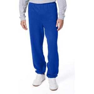 Hanes Men’s Ecosmart Best Sweatpants, Athletic Lounge Pants with C”ed Cuffs(Deep Royal – 1 Pack)