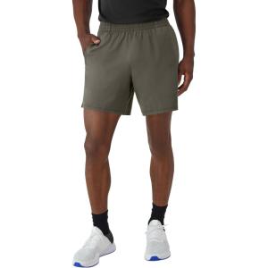 Hanes Mens Moves Performance Shorts, Athletic Moisture-Wicking Shorts with Pockets, 6” Inseam(Grey Encore)