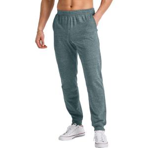 Hanes Men’s Originals French Terry Joggers, Lightweight Sweatpants with Pockets, 30″ Inseam(Cactus Pe Heather)