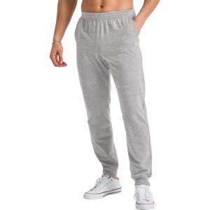Hanes Men’s Originals French Terry Joggers, Lightweight Sweatpants with Pockets, 30″ Inseam(Concrete Pe Heather)