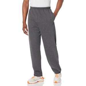 Hanes Men’s Sweatpants, Ultimate Cotton Fleece Sweatpants, Joggers with Pockets for Men(Charcoal Heather)