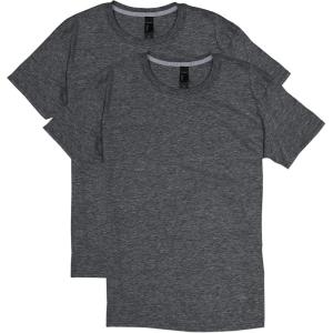 Hanes Mens X-Temp Performance T-Shirt Pack, Cotton Blend Moisture-Wicking Tees for Men, 2-Pack(Charcoal Heather)
