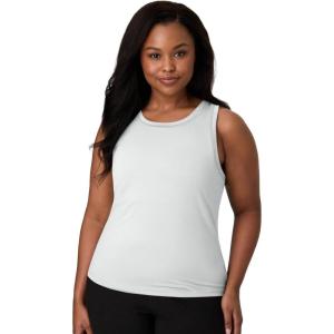 Hanes Moves, Stretch Women, Moisture-Wicking Tank Top(White)