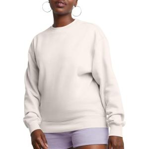 Hanes Originals Women’s Fleece Sweatshirt, Midweight Sweatshirt for Women, Placed Flowers(Natural)