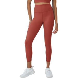 Hanes Womens Leggings Clothing, Moves 7/8 Soft Leggings with Pocket, Moisture Wicking Women’s Clothing, Pants, 25″ Inseam(Coral Camelia)