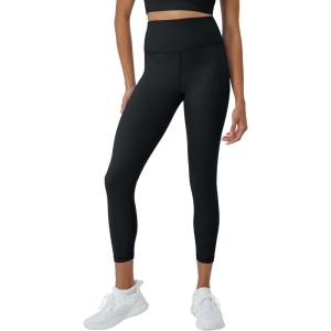 Hanes Women’s Moves Leak Protection 7/8 Leggings with Built-in Underwear, Moisture-Wicking & Odor Control, 25” Inseam(Black)