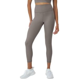 Hanes Women’s Moves Leak Protection 7/8 Leggings with Built-in Underwear, Moisture-Wicking & Odor Control, 25” Inseam(Cool Grey)