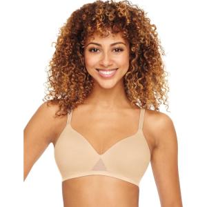 Hanes Women’s Oh So Light Comfort Flex Fit Wire Free Bra(Pink)