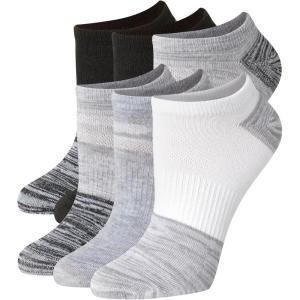 Hanes Women’s Performance No Show Socks, Lightweight X-Temp Cooling Socks for Women, 6-Pack