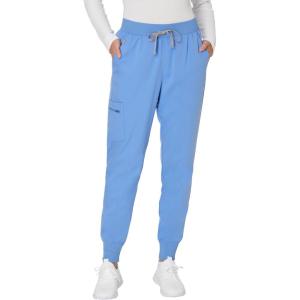 Hanes Womens Scrub Joggers, Comfort Fit Healthcare Pants for Women, Moisture-Wicking Medical Scrubs with Odor Control(Ceil Blue 2)