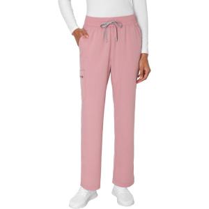 Hanes Womens Scrub Pants, Comfort Fit Healthcare Pants for Women, Moisture-Wicking Medical Scrubs(Pink Mauve)