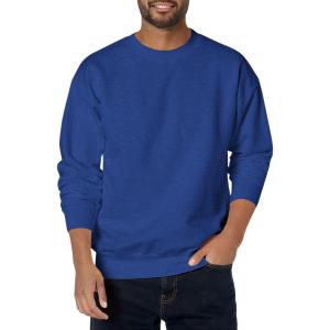 Hanes mens Ultimate Sweatshirt, Heavyweight Fleece Sweatshirt, Crewneck Pullover for Men(Deep Royal)