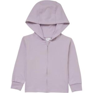 Hanes unisex-baby Pure Comfort Organic Hoodie, French Terry Full-zip Hooded Sweatshirt, Infant Boys & Girls(Lavender)