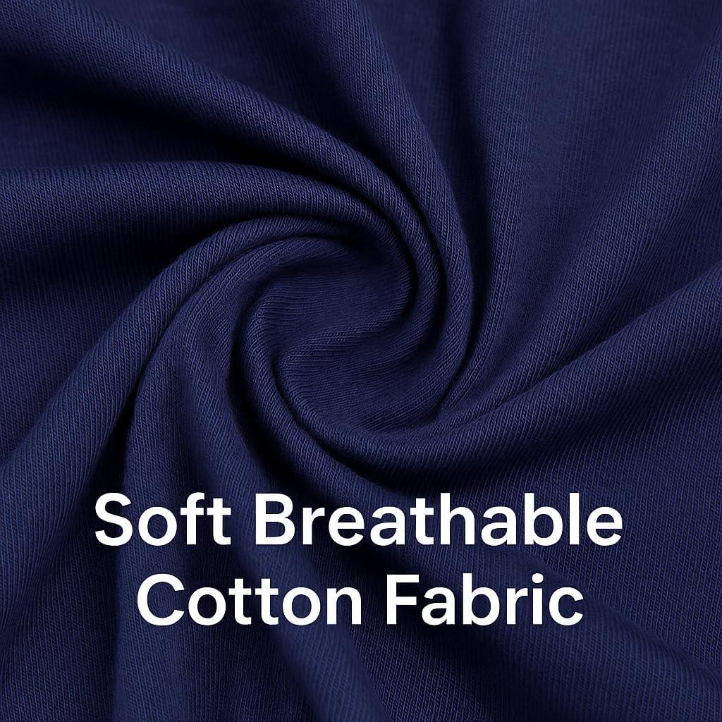 imageHanes Mens 2Pack Sleep Shorts Cotton Lounge Shorts 75quot Inseam Breathable Fit Elastic Waist Pantalones para Dormir 2PackBlackDark Blue