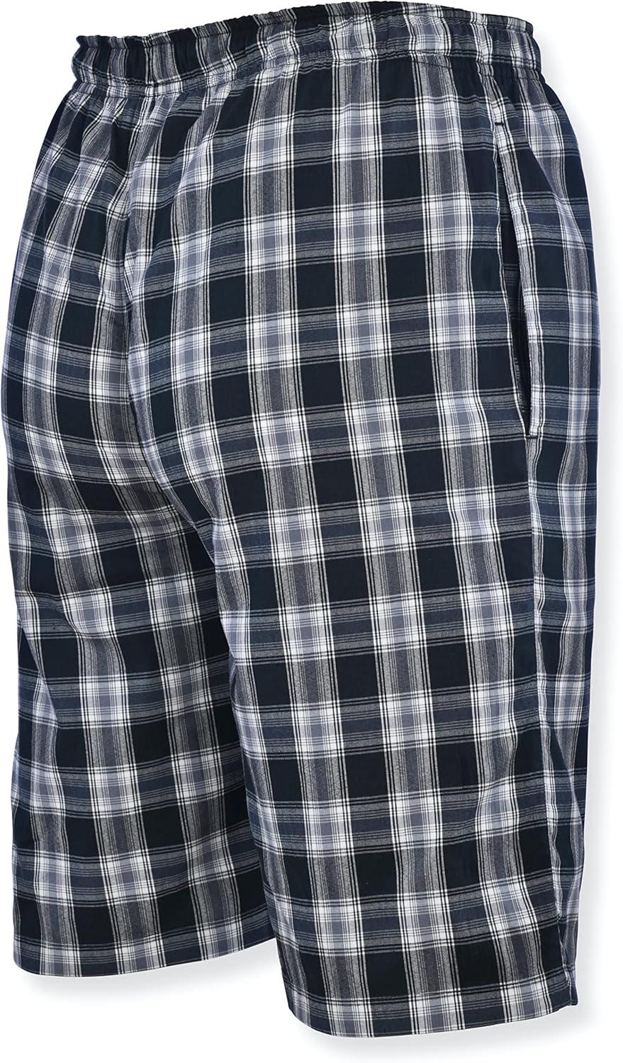 imageHanes Mens 2Pack Woven Pajama Shorts Lightweight Breathable Lounge Fit for Summer Pantalones Cortos para Hombre 2PackBlack