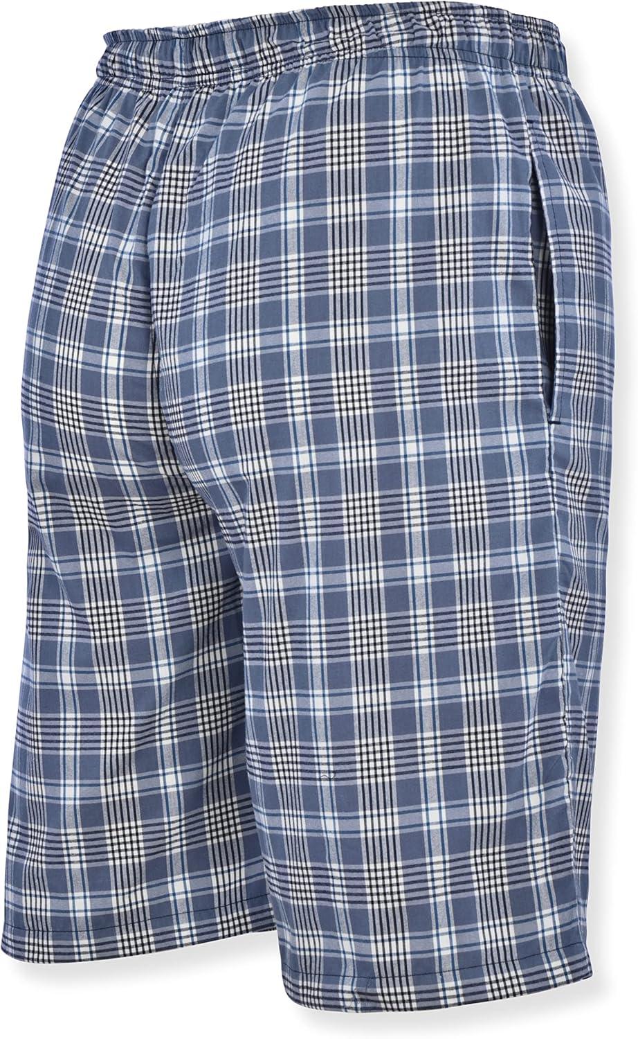 imageHanes Mens 2Pack Woven Pajama Shorts Lightweight Breathable Lounge Fit for Summer Pantalones Cortos para Hombre 2PackGreyGrey