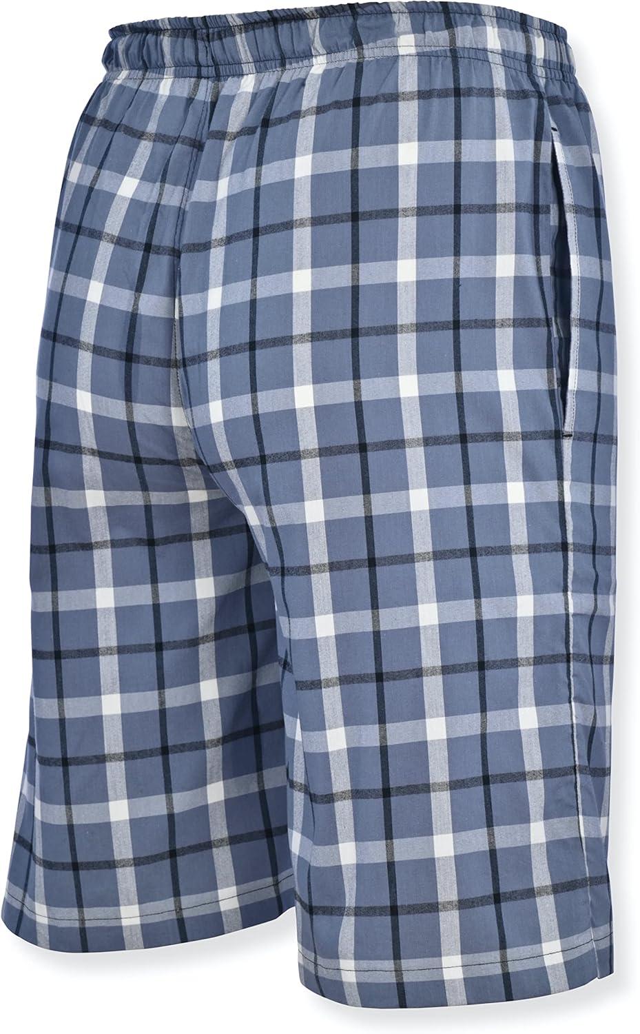 imageHanes Mens 2Pack Woven Pajama Shorts Lightweight Breathable Lounge Fit for Summer Pantalones Cortos para Hombre 2PackGreyGrey