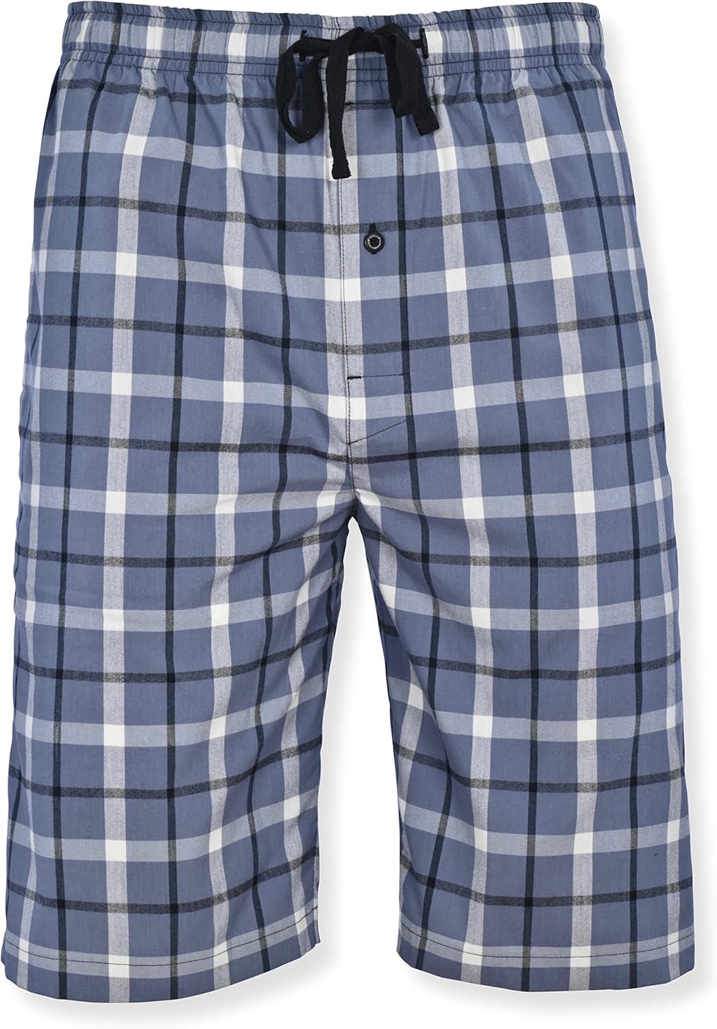 imageHanes Mens 2Pack Woven Pajama Shorts Lightweight Breathable Lounge Fit for Summer Pantalones Cortos para Hombre 2PackGreyGrey