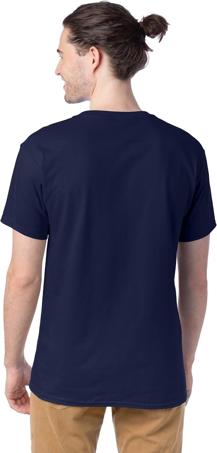 imageHanes Mens Essentials Tshirt 4 and 6 Packs ComfortSoft Tee Cotton Shirt for MenSmoke Gray