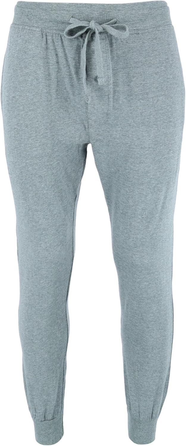 imageHanes Mens French Knit and Terry Jogger Sleep PantHeather Grey