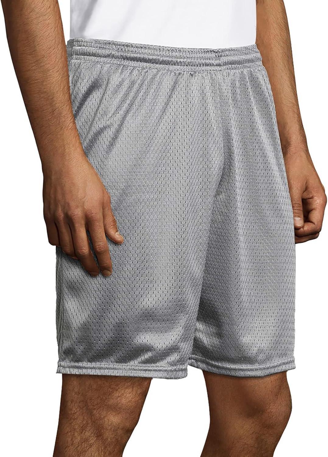 imageHanes Mens Jersey Pocket ShortAthletic Gray