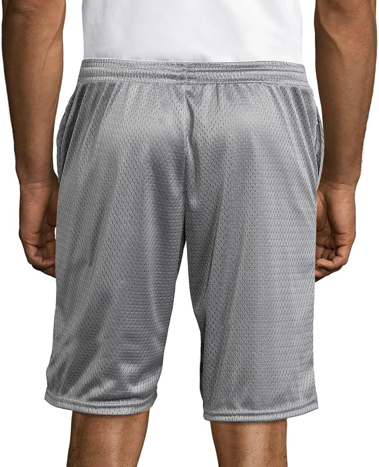 imageHanes Mens Jersey Pocket ShortAthletic Gray
