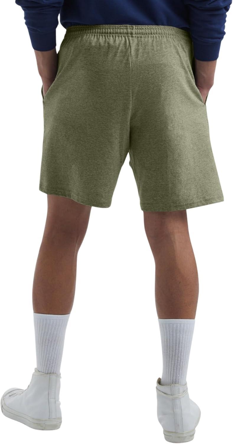 imageHanes Mens Jersey Pocket ShortCamo Green Heather