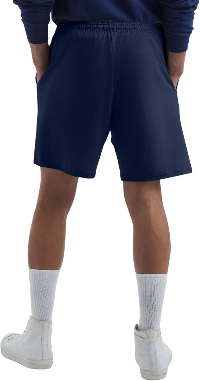 imageHanes Mens Jersey Pocket ShortNavy