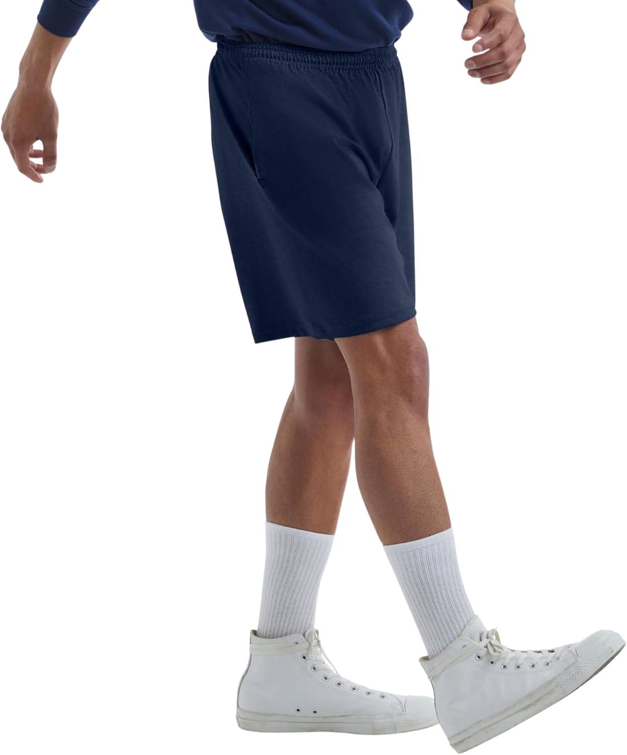 imageHanes Mens Jersey Pocket ShortNavy