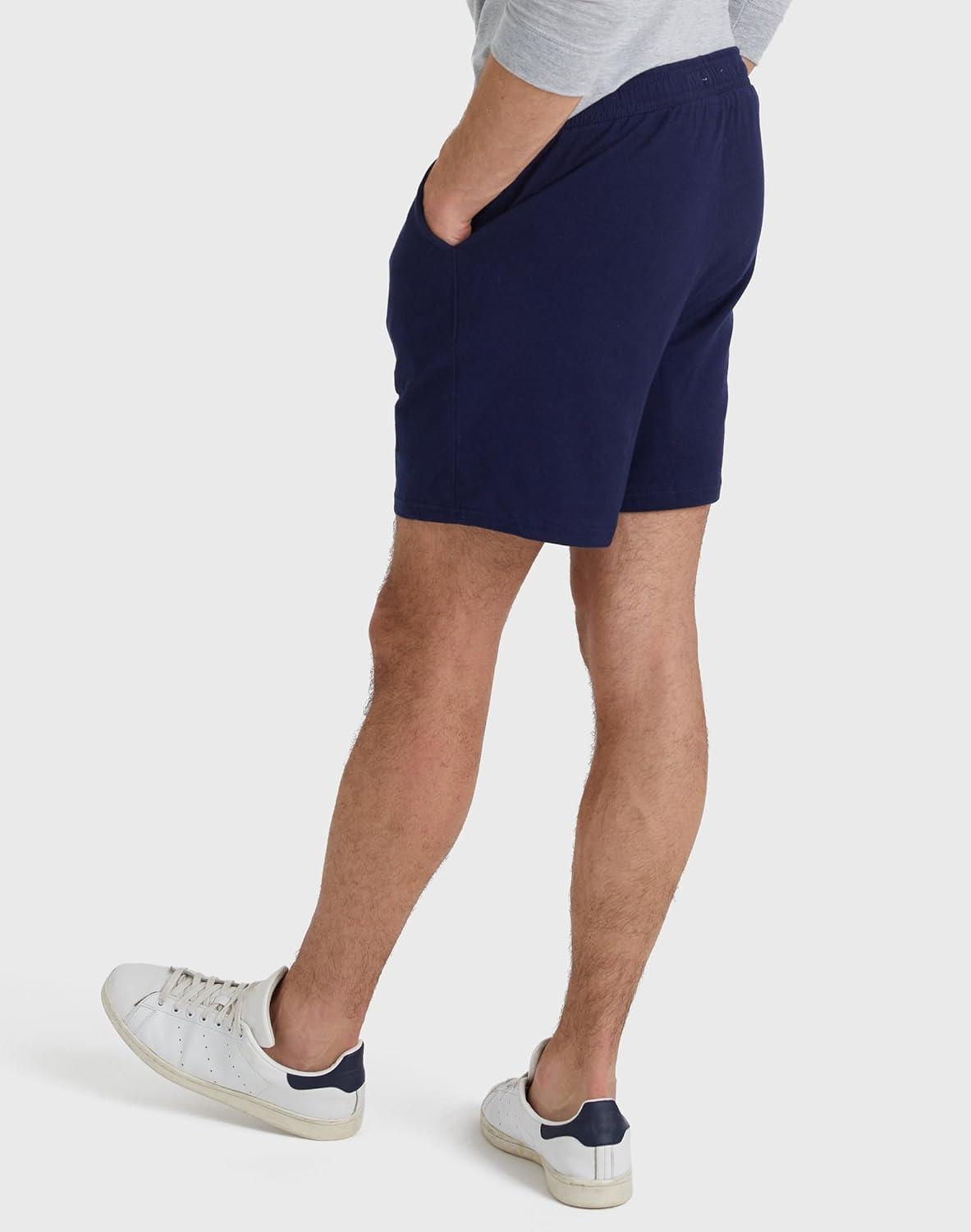 imageHanes Mens Jersey Pocket ShortOregano Heather