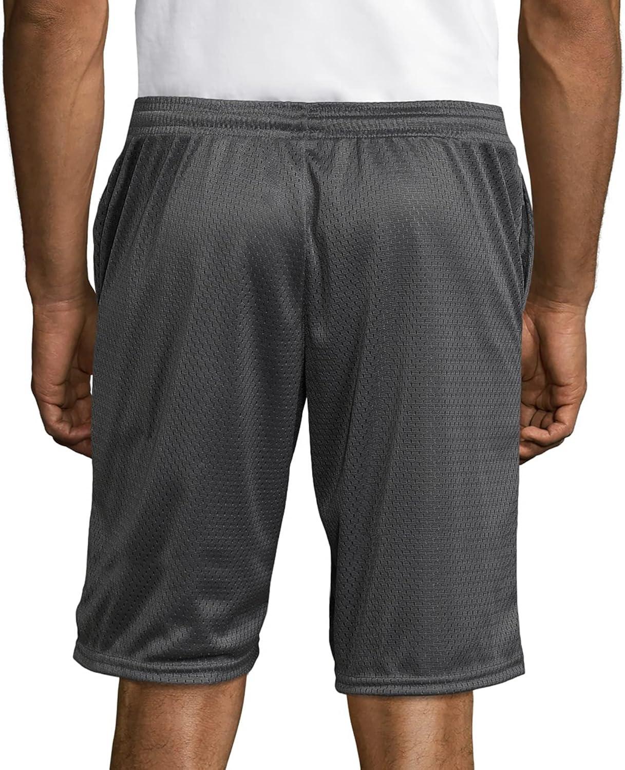 imageHanes Mens Jersey Pocket ShortRailroad Gray