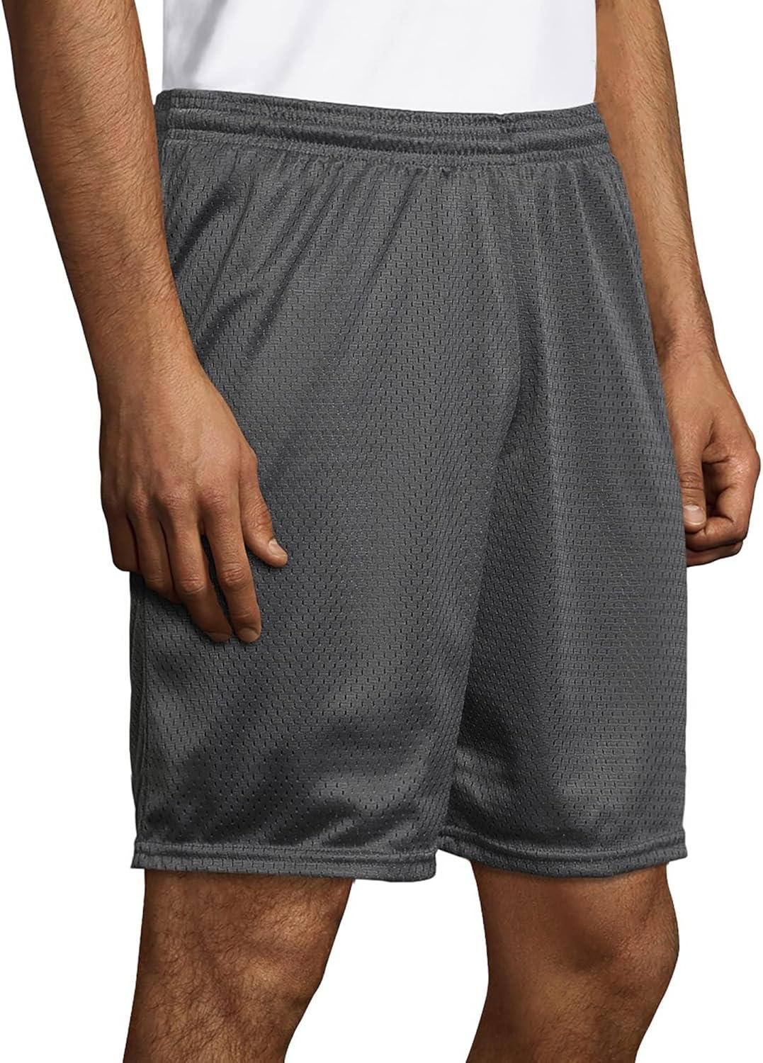 imageHanes Mens Jersey Pocket ShortRailroad Gray