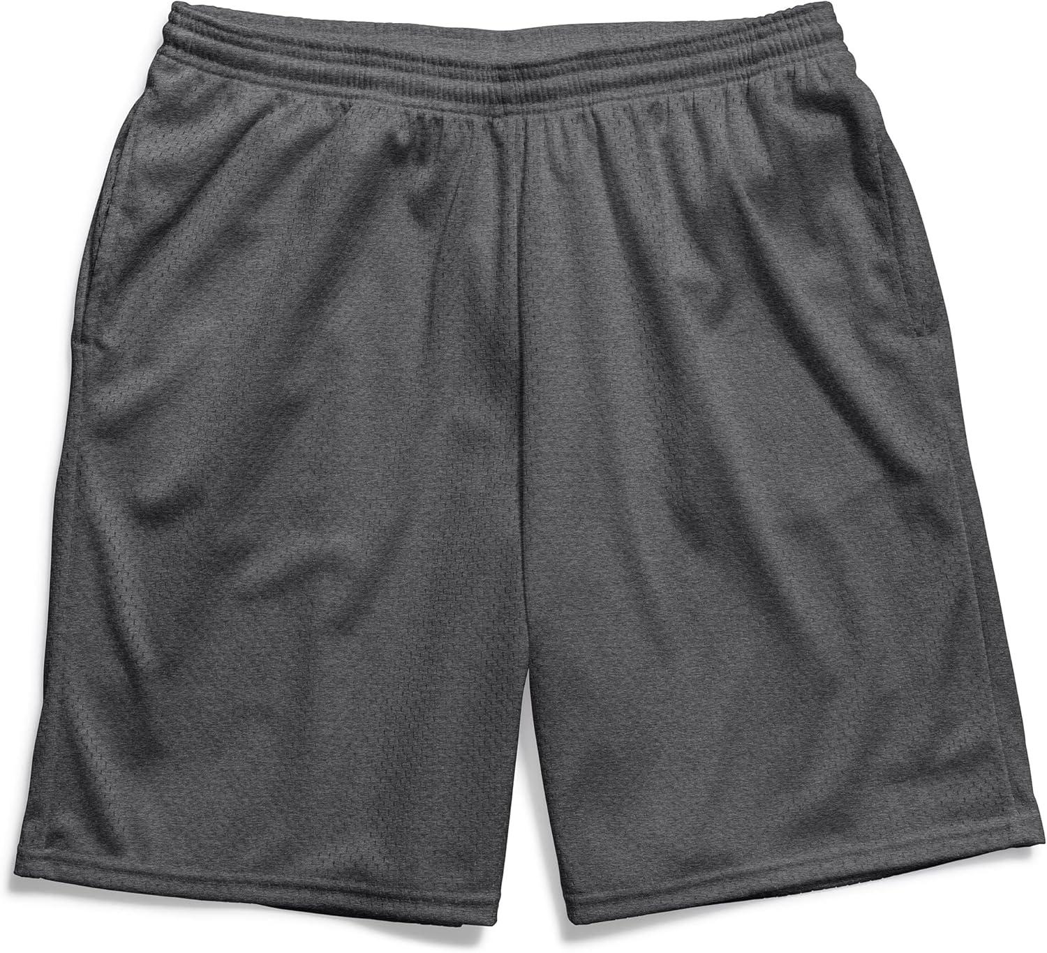 imageHanes Mens Jersey Pocket ShortRailroad Gray