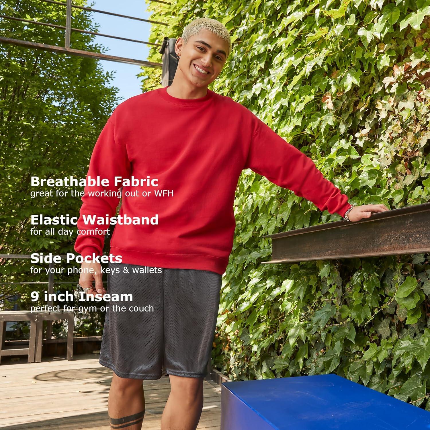 imageHanes Mens Jersey Pocket ShortSurf the Web