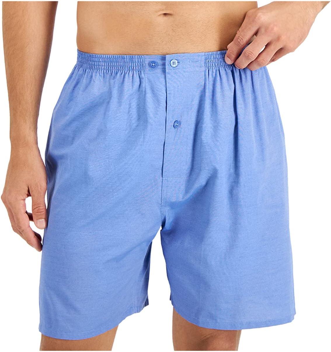 imageHanes Mens Short Sleeve Nightwear Pajama Short PJ Set Pijama de Dos Piezas para HombreBlue