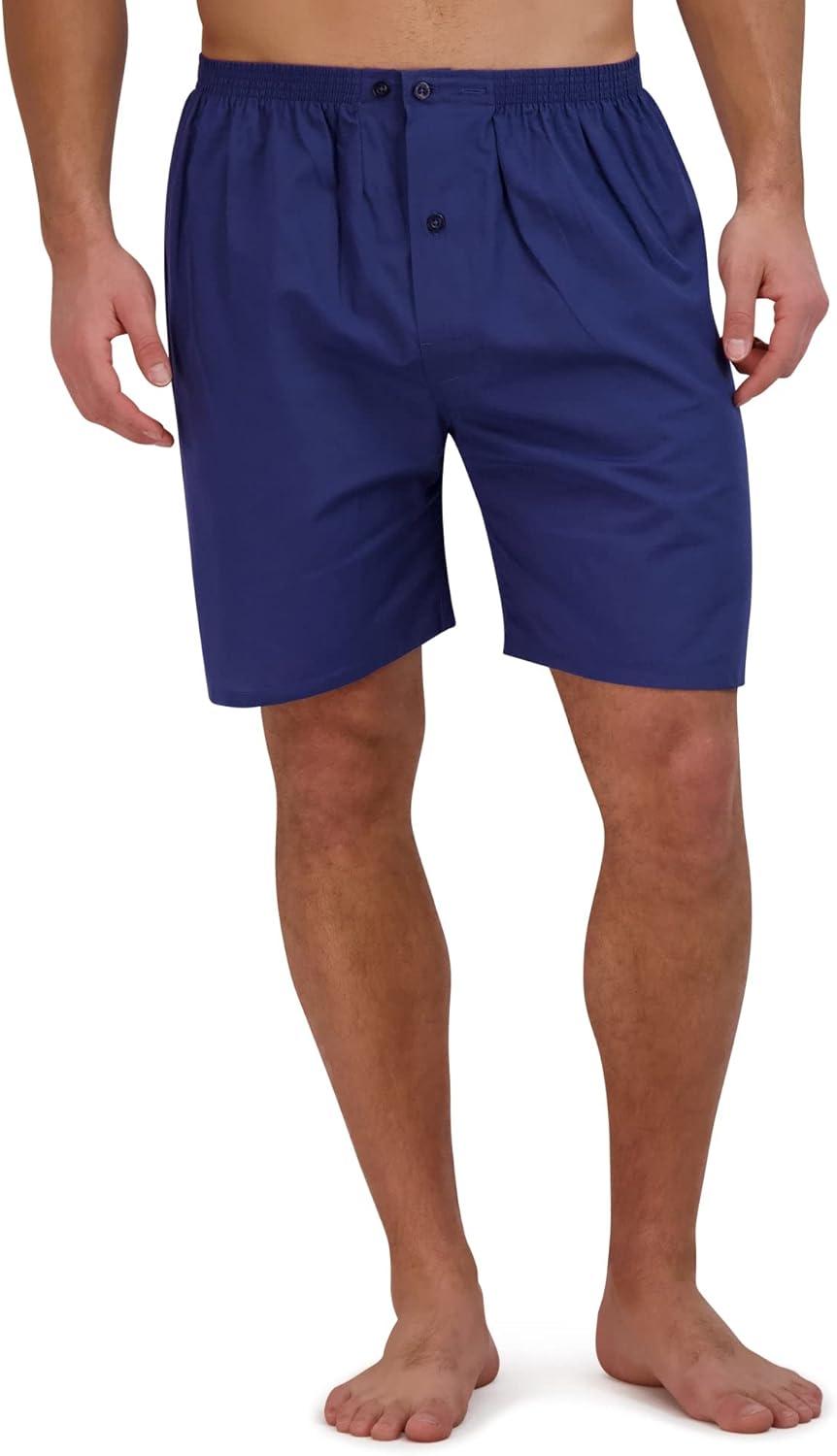 imageHanes Mens Short Sleeve Nightwear Pajama Short PJ Set Pijama de Dos Piezas para HombreNavy Heather