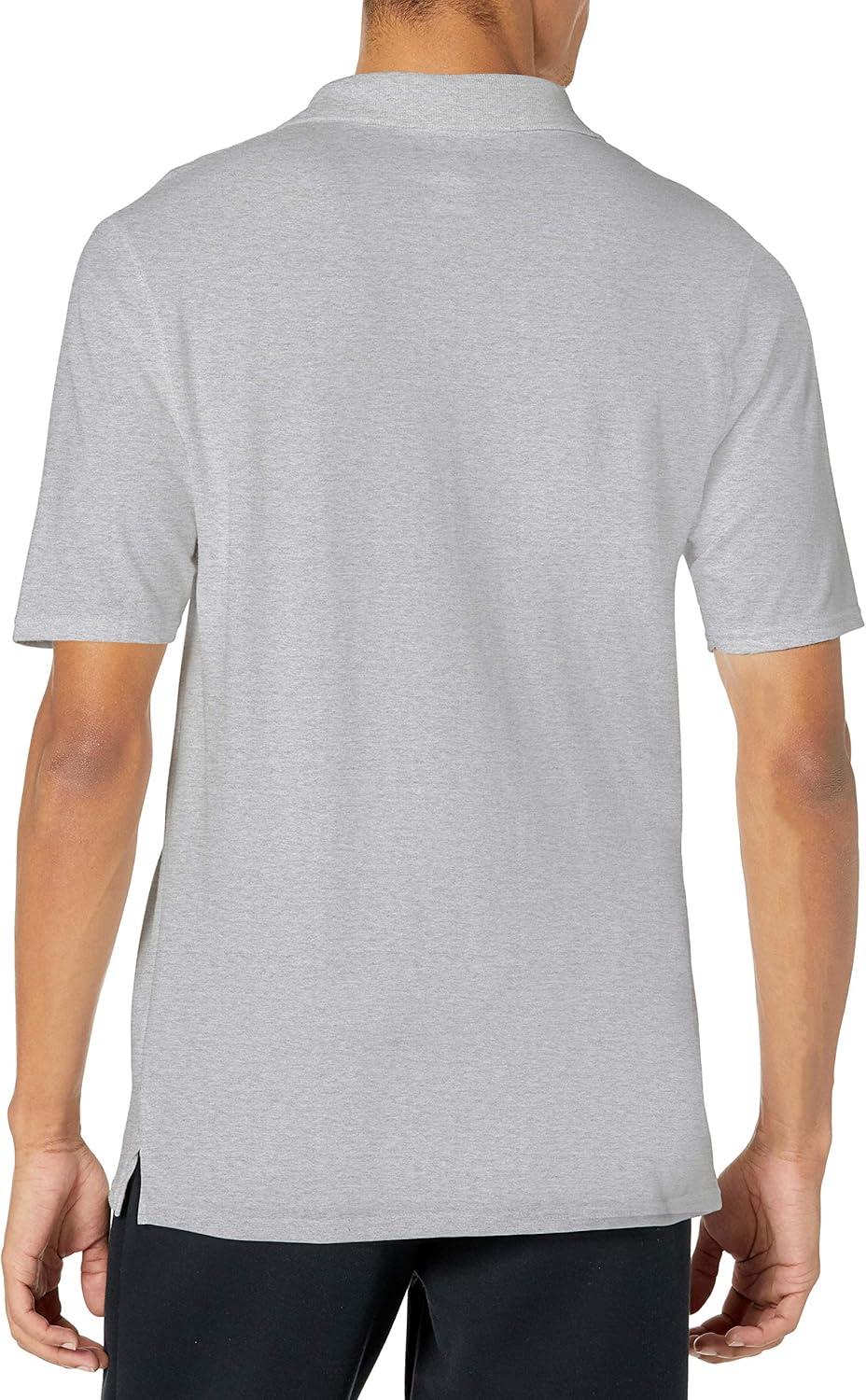 imageHanes Mens Short Sleeve XTemp Performance PoloLight Steel