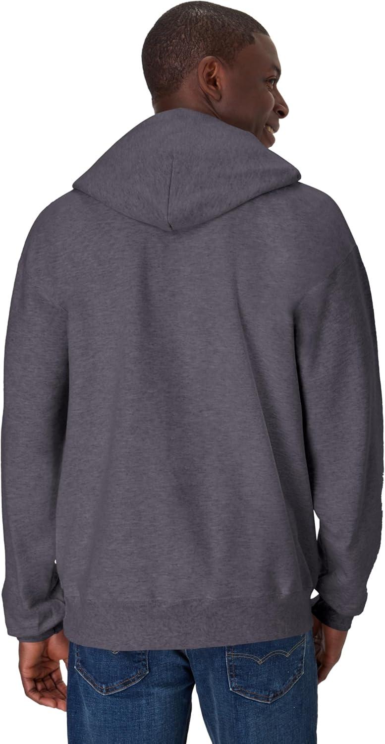 imageHanes Mens Ultimate Sweatshirt Heavyweight Fleece Hoodie Cotton Sweatshirt for MenCharcoal Heather