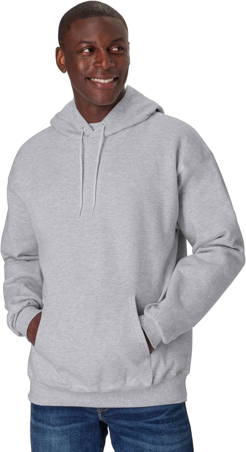 imageHanes Mens Ultimate Sweatshirt Heavyweight Fleece Hoodie Cotton Sweatshirt for MenLight Steel