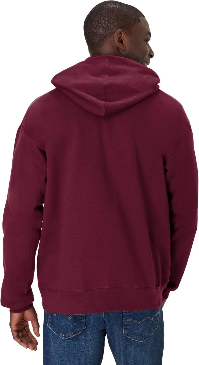 imageHanes Mens Ultimate Sweatshirt Heavyweight Fleece Hoodie Cotton Sweatshirt for MenMaroon