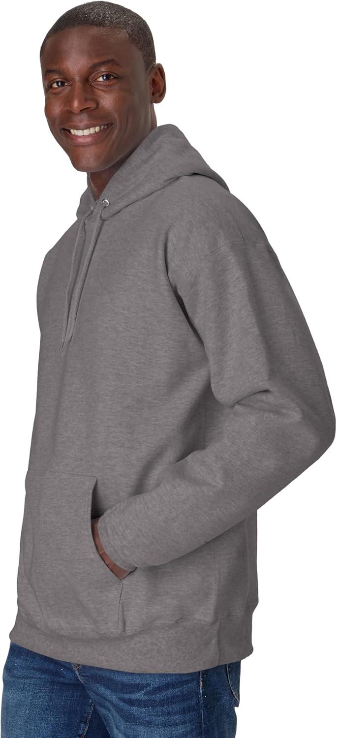 imageHanes Mens Ultimate Sweatshirt Heavyweight Fleece Hoodie Cotton Sweatshirt for MenOxford Gray