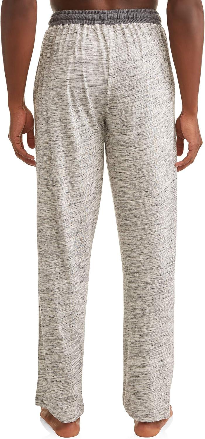 imageHanes Mens XTemp Jersey Cotton Pajama Pants Loungewear with Pockets Extended SizesOatmeal
