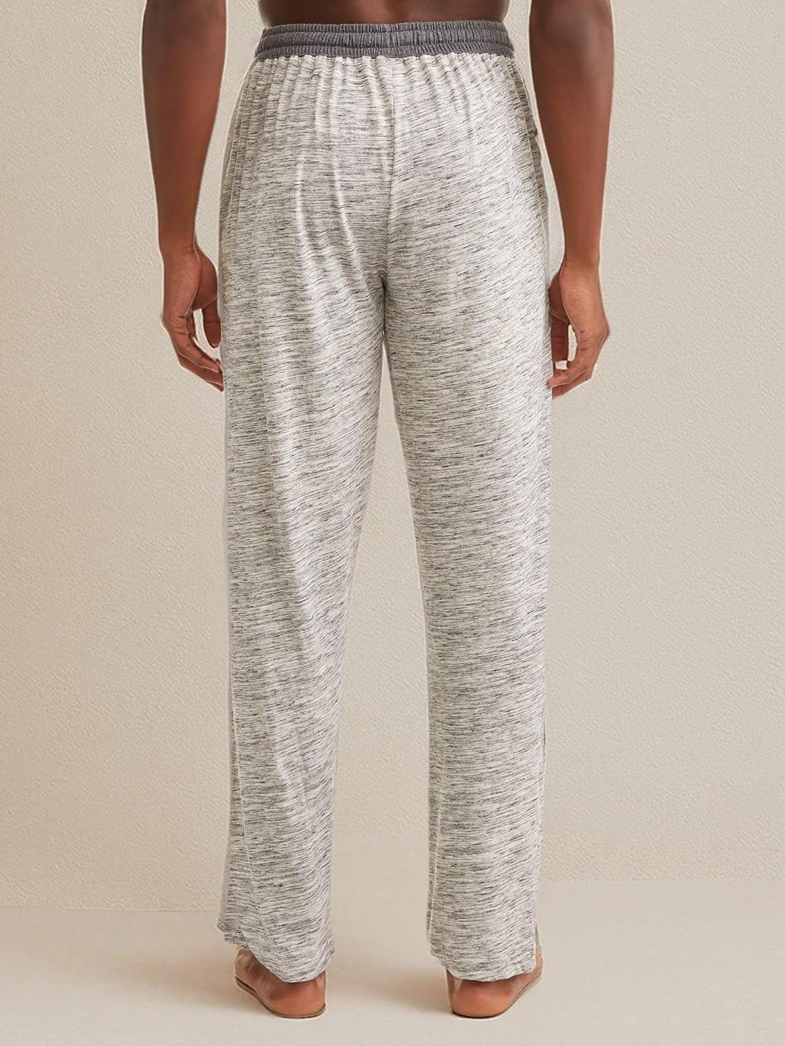 imageHanes Mens XTemp Jersey Cotton Pajama Pants Loungewear with Pockets Extended SizesOatmeal