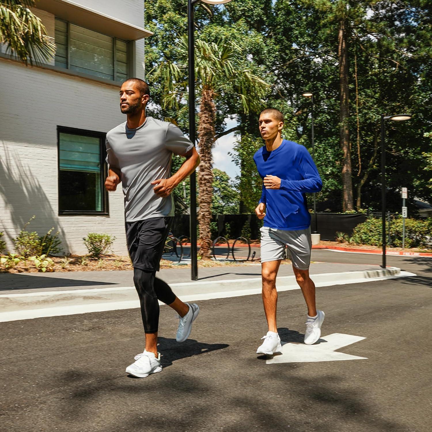 imageHanes Sport Mens LongSleeve TShirt Pack Cool DRI MoistureWicking Performance TShirts Performance Tee 2PackBlack 2 Pack