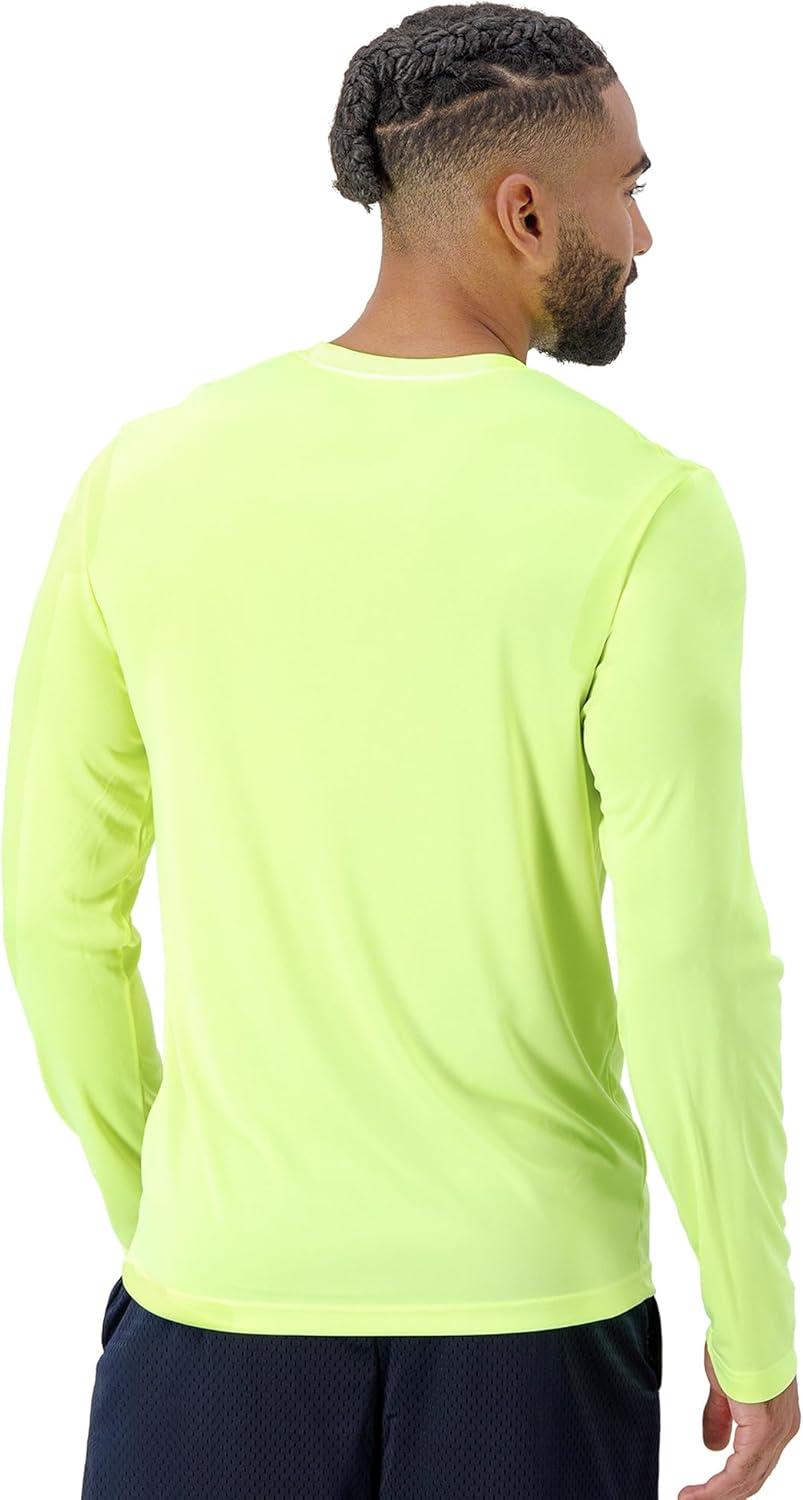 imageHanes Sport Mens LongSleeve TShirt Pack Cool DRI MoistureWicking Performance TShirts Performance Tee 2PackSafety Green