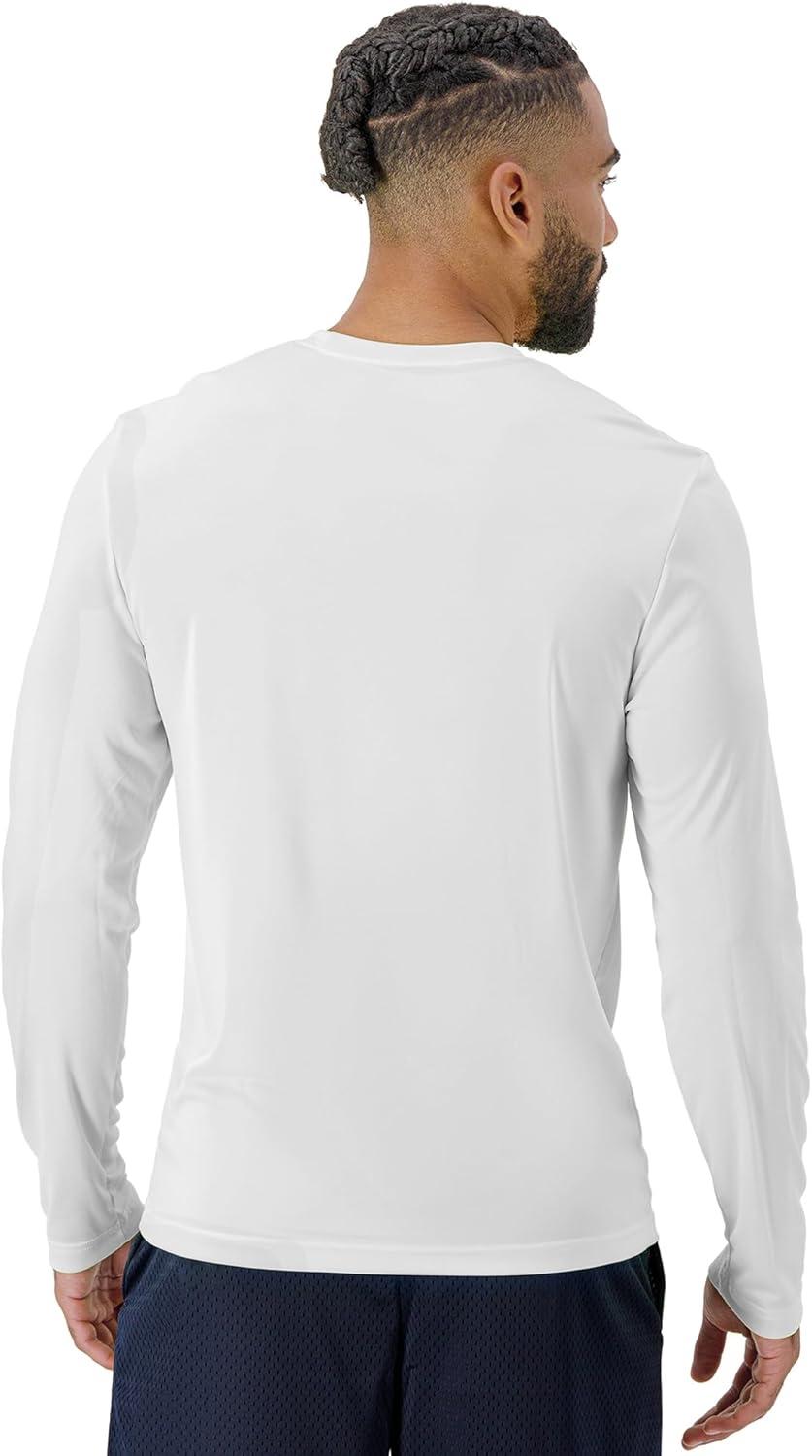 imageHanes Sport Mens LongSleeve TShirt Pack Cool DRI MoistureWicking Performance TShirts Performance Tee 2PackWhite